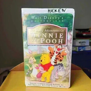 WINNIE THE POOH - THE MANY ADVENTURES OF VHS DISNEY